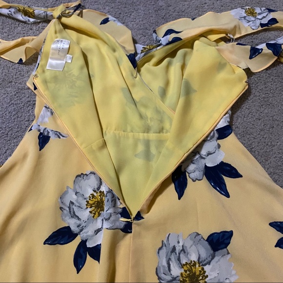 Lulu’s J.O.A. Yellow Floral Dress - Picture 9 of 9